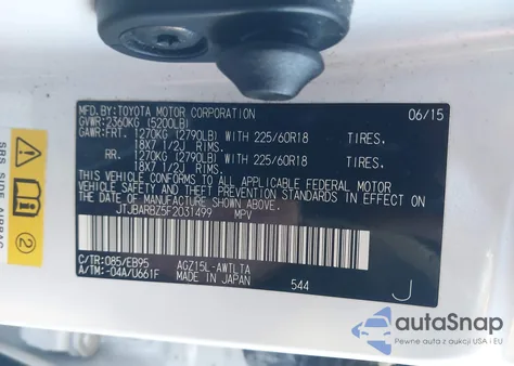 2015 Lexus Nx 200T F Sport z USA, uszkodzony, nr VIN JTJBARBZ5F2031499